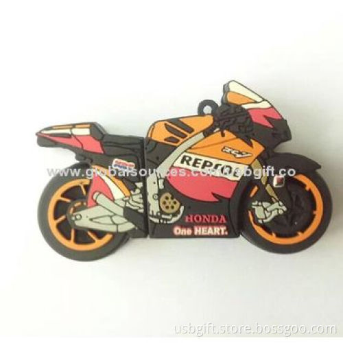 USB Stick Memory, 4GB, Motorcycle Shape, Promotional Gift
